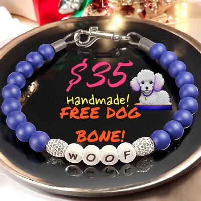 Dog Necklace Collar Hevey Duty Personalized Available Small Dogs! 🐾NEW!!!🐶 - Image 1 of 4