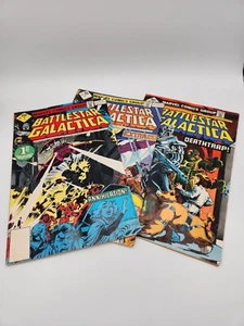 Battlestar Galactica # 1-3 Marvel Comics 1979 lote raro - Imagen 1 de 7