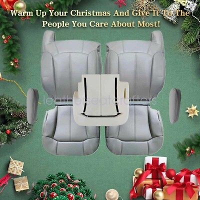 For 1999-2002 Chevy Silverado Both Side Seat Cover & Foam Cushion Pewter Gray - Imagem 1 de 4