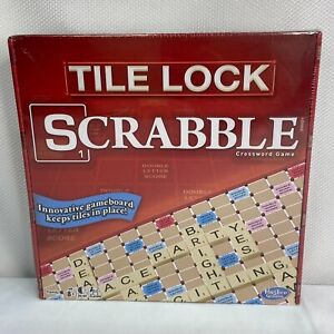 Scrabble Tile Lock Edition  Board Game Crossword Game New Sealed 