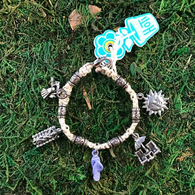 HOTI Cáñamo Hecho a Mano Playa Cuentas Dije Pulsera Sol Snorkel Dijes Sol Nuevo con Etiquetas Foto 1 de 2