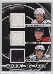 2011-12 SPx Winning Trios /50 Nicklas Backstrom Alexander Semin Alex Ovechkin