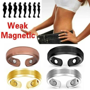 Resizeable Magnetic Gift Anti Snoring Rings Therapy Magnets Weight Lose UK  NX - Picture 1 of 11