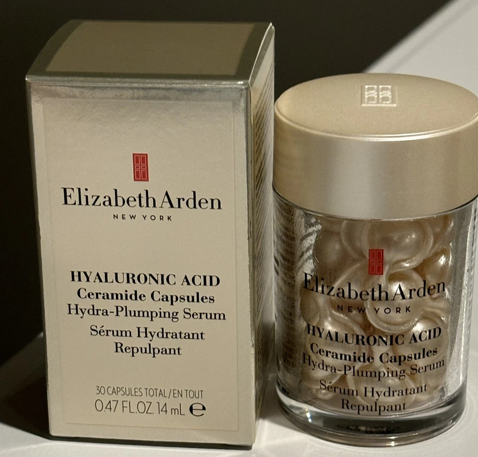 Elizabeth Arden Hyaluronic Acid Ceramide 30ct Capsules Hydra-plumping Serum