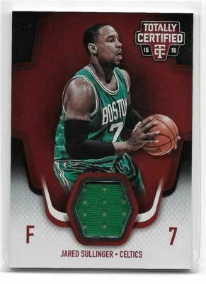 2015-16 Panini Totally Certified Jared Sullinger Red Materials Jersey 192/199 - Image 1 of 2