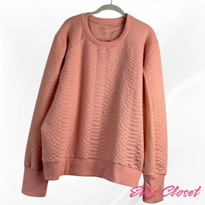 Nine West Active Women's Long Sleeve Sweatshirt. Coral Sz 2X - Image 1 of 4