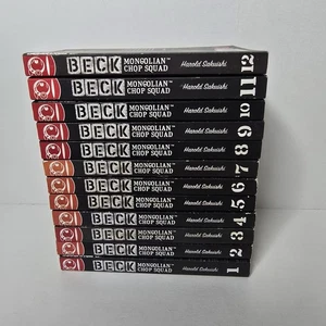 BECK: Mongolian Chop Squad Vol 1-12 English Manga Set Lot Tokyopop - Picture 1 of 12