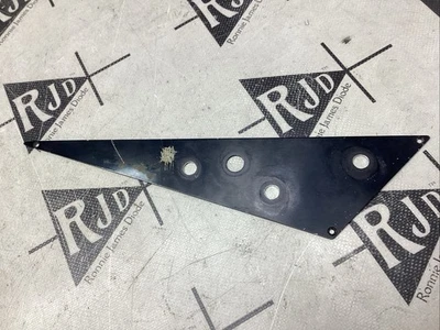 Placa de selección Jackson Japón Rhoads aluminio reliquia negra Foto 1 de 2