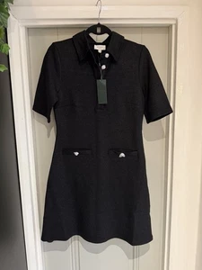 Vestido Hobbs Lexi Sparkle Ponte Negro Reino Unido 10 Nuevo con Etiquetas - Imagen 1 de 10