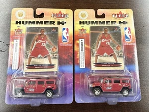Tarjetas de novato Fleer 2003-04 Lebron James RC 2 auto Hummer sellado de fábrica - Imagen 1 de 2