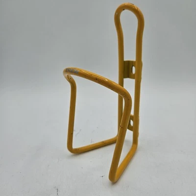 1990s Vintage Trek Bicycle Water Bottle Cage - Yellow, Lightweight, Down Tube - Image 1 of 4