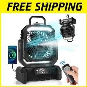 Portable Misting Fan with Light and Remote Control - Picture 1 of 10