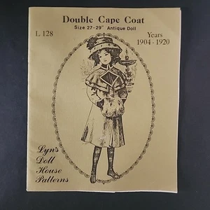 Lyn's Doll House Patterns 1904-1920 Double Cape Coast 27-29" #L128 UNCUT - Bild 1 von 5