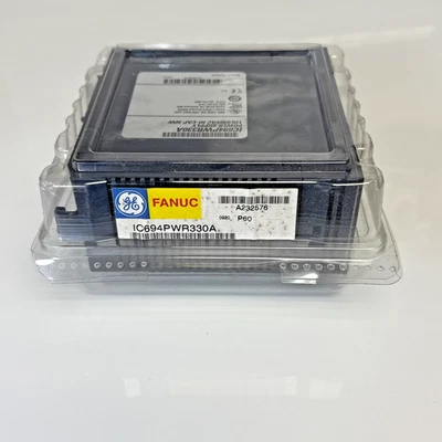 GE Fanuc Emerson RX3i IC694PWR330A Power Supply 120/240VAC 125VDC HI-CAP 30W - Image 1 of 4