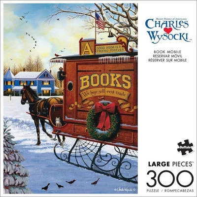 Book Mobile Large Size 300 Pc Jigsaw Puzzle,  New-Sealed Box! - Image 1 of 4