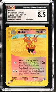 Pokémon Aquapolis DODRIO Reverse Holo CGC 8.5 (4008) Graded Power - Picture 1 of 2
