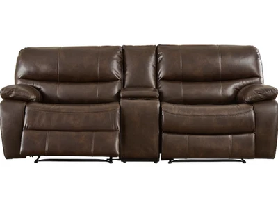 Ashley Mayall Mayall 3-Piece Power Reclining Sectional 66703S6 - Chocolate - Image 1 of 3