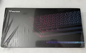 Minisforum MKB i83 Hermes Orange Tri-Mode Mechanische Tastatur 83 Tasten Endverkauf - Bild 1 von 13