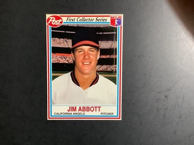 Post 1990 Jim Abbott #13 NM-MT to Mint Angels Pack Fresh Sharp. - Image 1 of 4