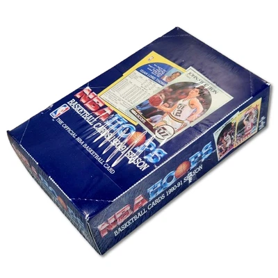 1990-91 NBA Hoops Series 1 Box 36 Packs - CASE FRESH! - Image 1 of 4