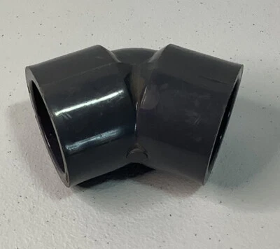 Lasco 1-1/2” 45 Degree Elbow PVCI SCH 80 U.S.A. D2467 - Image 1 of 4