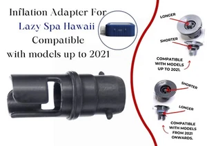 Adattatore Gonfiaggio Per Lazy Spa Hawaii Compatibile Con Modelli Fino 2021 - Foto 1 di 6