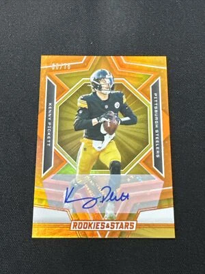 2023 Panini Rookies & Stars Orange Signatures /75 Kenny Pickett #85 Auto - Image 1 of 2