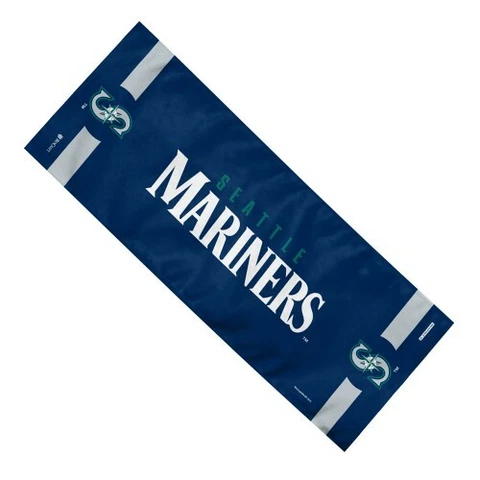 MLB SEATTLE MARINERS ENDURACOOL INSTANT COOLING TOWEL 12" X 30" NEW Cover