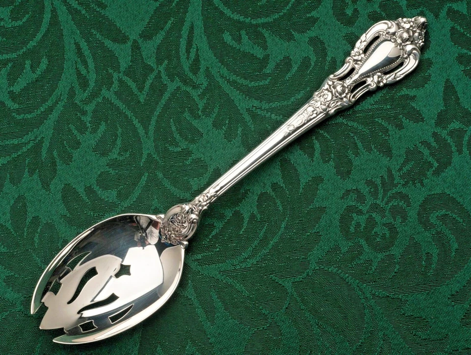 Eloquence by Lunt Sterling Silver Pierced Table Serving Spoon - Image 1 of 1