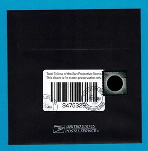 5211 Eclipse Ersttagsbrief - inoffizieller Stempel auf Sonnenschutzhülle - Bild 1 von 1