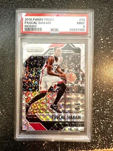 PASCAL SIAKAM 2016-17 Mosaic PRIZM SILVER   RC SP PSA 9 Mint - Picture 1 of 2