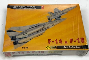 Hobby Craft F-14 & F-18 Model Gulf Defenders 1:144 Kit HC 1124 Aircraft Sealed - Picture 1 of 11