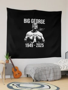 Big George Tapestry, George Foreman Tapestry, Boxing Legend Tapestry, Foreman - Picture 1 of 6
