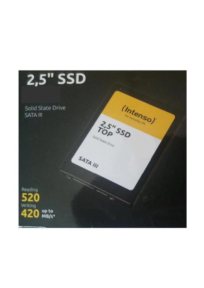 Internal SSD Hard Drive Intenso 120GB 128GB 240GB 256GB 512GB 960GB 1TB SSD SATA - Image 1 of 1
