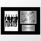 One Direction A4 gedruckt signiert Autogramm Fotoanzeige Halterung Poster