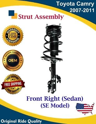 Novo apoio de suspensão dianteiro direito original para 2007-2011 Toyota Camry 2.4L 2.5L garantia vitalícia - Imagem 1 de 4