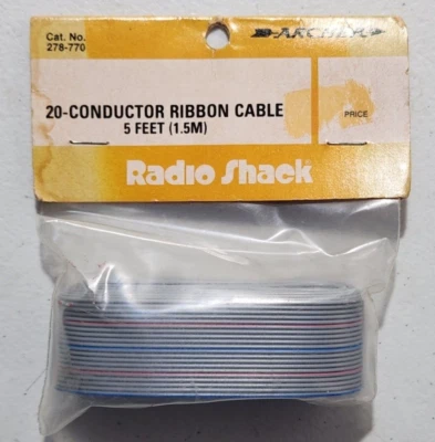 Radio Shack 20- Conductor Ribbon Cable 5Feet (1.5M) - Image 1 of 2