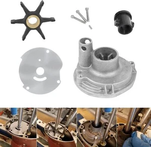 382468 Water Pump Impeller Kit for Johnson Evinrude OMC 18-3377 10 15 18 20 HP - Picture 1 of 7