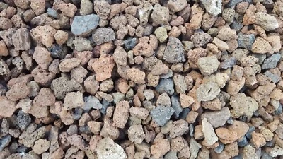 500 Liter im Big Bag Lava 8-16mm Lavamulch Mulch Lavadur Dachsubstrat Drainage - Bild 1 von 2