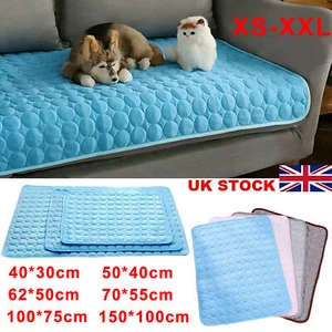 Large Pet Self Cooling Mat Cool Mat For Dogs Cats Pad Bed Mattress Heat Relief - Picture 1 of 24