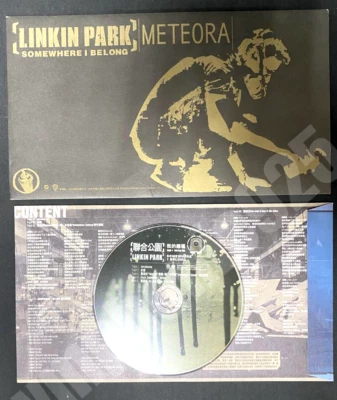 2003 Linkin Park Meteora Somewhere I Belong Taiwan 5 Tracks Promo CD Rare copy - Image 1 of 4