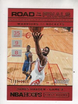 2016-17 Panini NBA Hoops James Harden Road to the Finals Round 1 #27   1709/2016 - Image 1 of 2