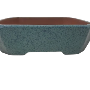 Rechteckiger Yixing Bonsai Topf | 6,5" sechseckiger glasierter Topf - Bild 1 von 3