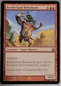 MTG Borderland Behemoth Morningtide 87/150 Regular Rare - Picture 1 of 2