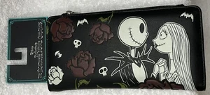 New The Nightmare Before Christmas/Disney Ladies Wallet Jack Skellington & Sally - Picture 1 of 11