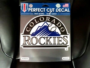 Colorado Rockies 8" x 8" Logo Truck Car Auto Window Die Cut Decal New MLB - Picture 1 of 2