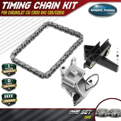 3pcs Timing Chain Kit for Chevrolet C10 C1500 GMC C25/C2500 C15/C1500 Suburban - Image 1 of 4