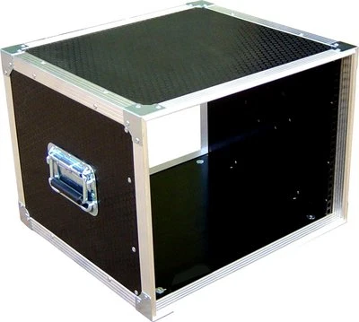 8U 19" Rack Sleeve Swan Flight Case for Studio Install (Hex) - Image 1 of 3