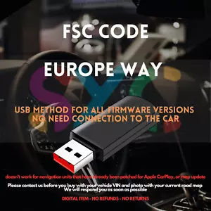 Europe WAY 2025-1 | ROAD MAP UPDATE FSC File - BMW MINI - USB Activation Method - Picture 1 of 4