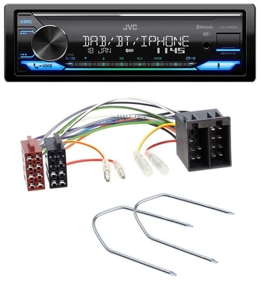 JVC Bluetooth DAB USB MP3 Autoradio für VW Passat B2/B3/B4 85-97 Golf 3 III 91-9 - Bild 1 von 4